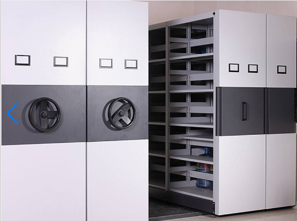 双柱式档案密集架