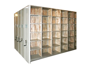 香樟木全封闭式档案密集架