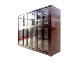 双柱双面古籍书架