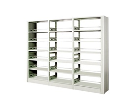 双柱双面六层书架