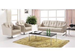 ZD-6983三人位牛皮沙发