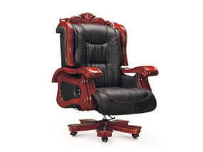 ZD-7667三人位牛皮班椅