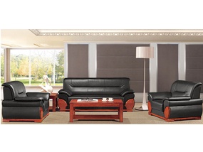 ZD-11965三人位牛皮沙发